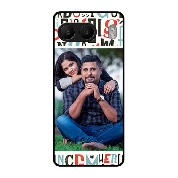 OnePlus Nord 4 5G Custom Glass Phone CaseAlphabet Design