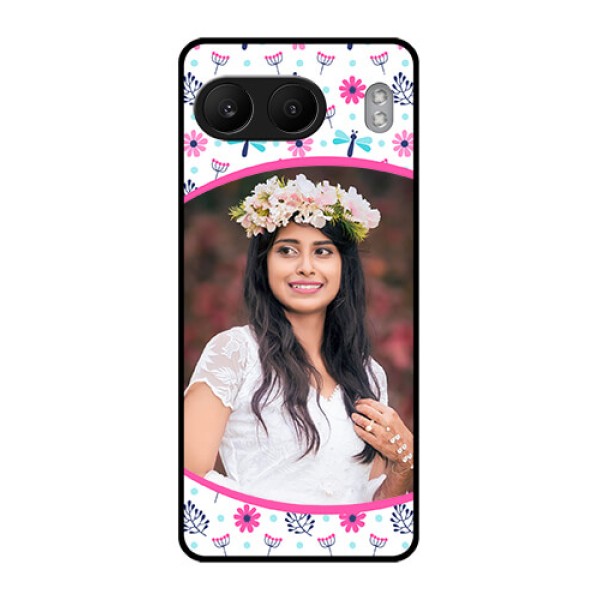 OnePlus Nord 4 5G Custom Glass Phone CaseColorful Flower Design OnePlus Nord 4 5G Custom Glass Phone CaseColorful Flower Design
