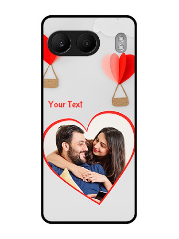 Custom OnePlus Nord 4 5G Custom Glass Phone CaseParachute Love Design