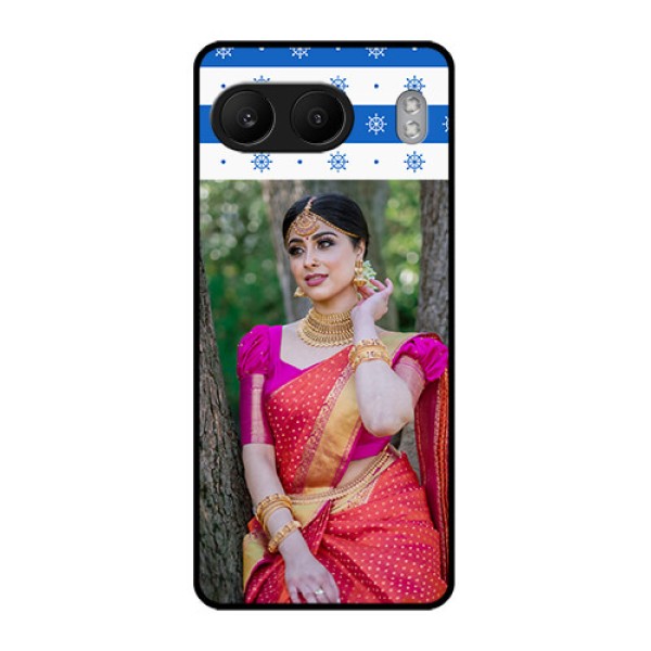 OnePlus Nord 4 5G Custom Glass Phone CaseSnow Pattern Design