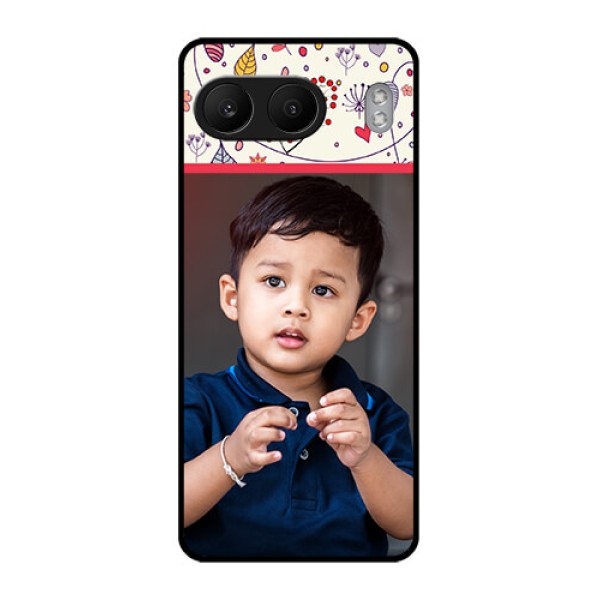OnePlus Nord 4 5G Custom Glass Phone CasePremium Floral Design