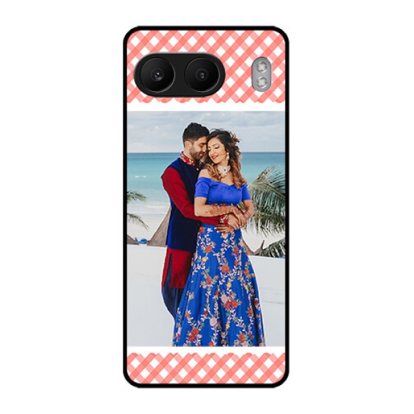 OnePlus Nord 4 5G Custom Glass Phone CasePink Pattern Design