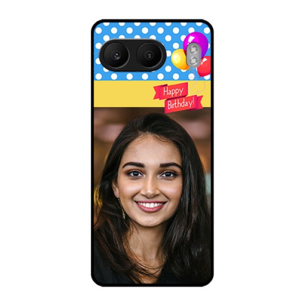 OnePlus Nord 4 5G Custom Glass Phone CaseHappy Birthday Design