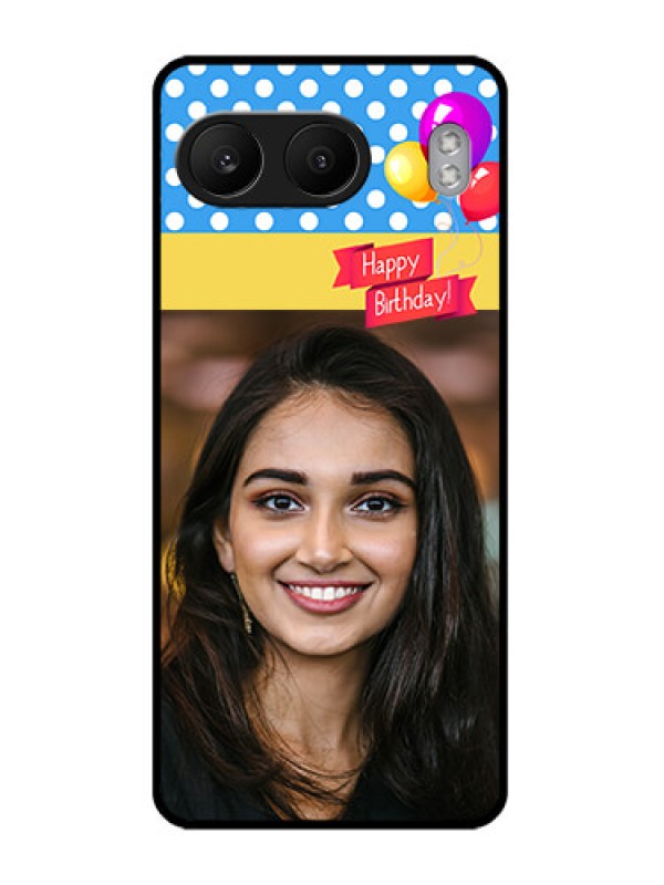 Custom OnePlus Nord 4 5G Custom Glass Phone CaseHappy Birthday Design