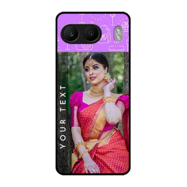 OnePlus Nord 4 5G Custom Glass Phone CaseBirthday Icons Design