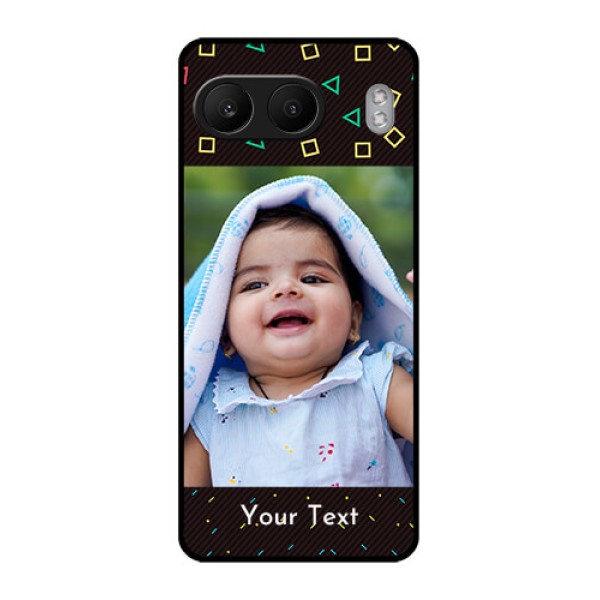 OnePlus Nord 4 5G Custom Glass Phone CaseWith Confetti Birthday Design OnePlus Nord 4 5G Custom Glass Phone CaseWith Confetti Birthday Design