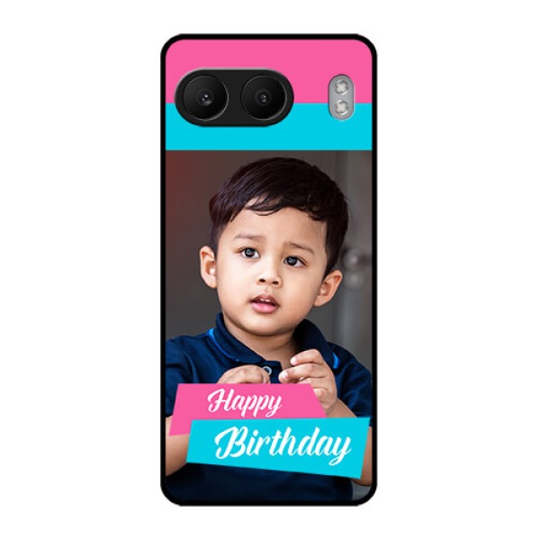 OnePlus Nord 4 5G Custom Glass Phone CaseImage Holder With 2 Color Design