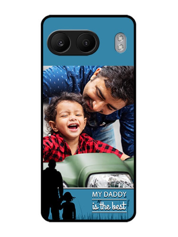 Custom OnePlus Nord 4 5G Custom Glass Phone CaseBest Dad Design
