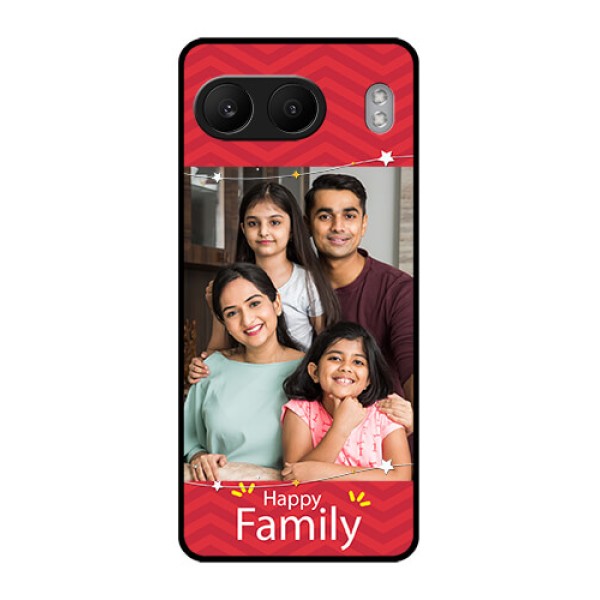 OnePlus Nord 4 5G Custom Glass Phone CaseHappy Family Design