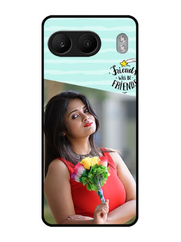 Custom OnePlus Nord 4 5G Custom Glass Phone CaseFriends Picture Icon Design