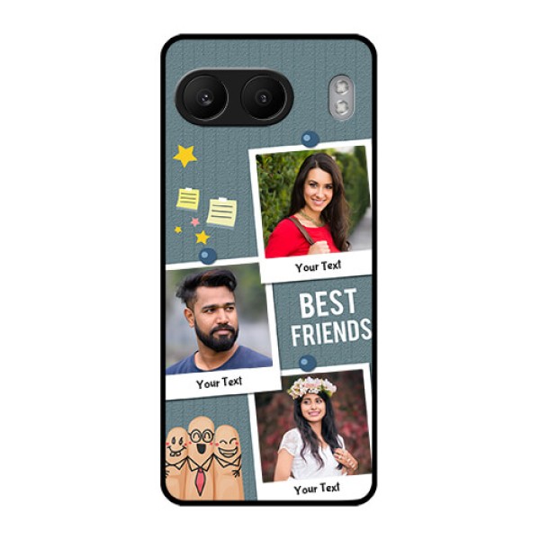 OnePlus Nord 4 5G Custom Glass Phone CaseSticky Frames And Friendship Design OnePlus Nord 4 5G Custom Glass Phone CaseSticky Frames And Friendship Design