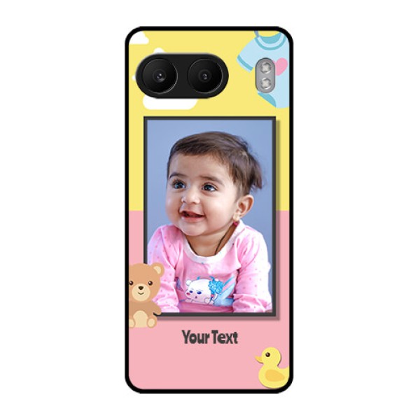 OnePlus Nord 4 5G Custom Glass Phone CaseKids 2 Color Design