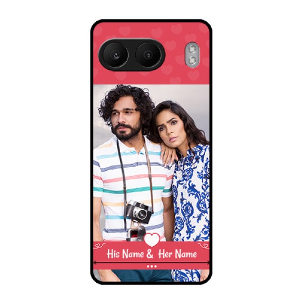 OnePlus Nord 4 5G Custom Glass Phone CaseSimple Love Design