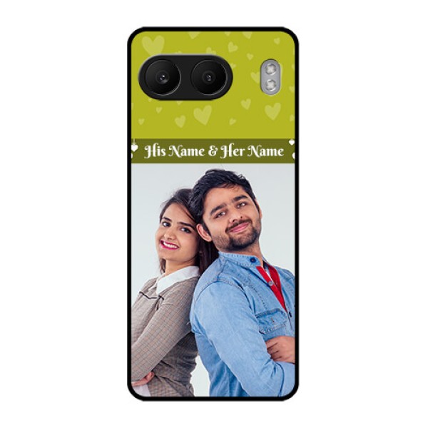 OnePlus Nord 4 5G Custom Glass Phone CaseYou and Me Heart Design