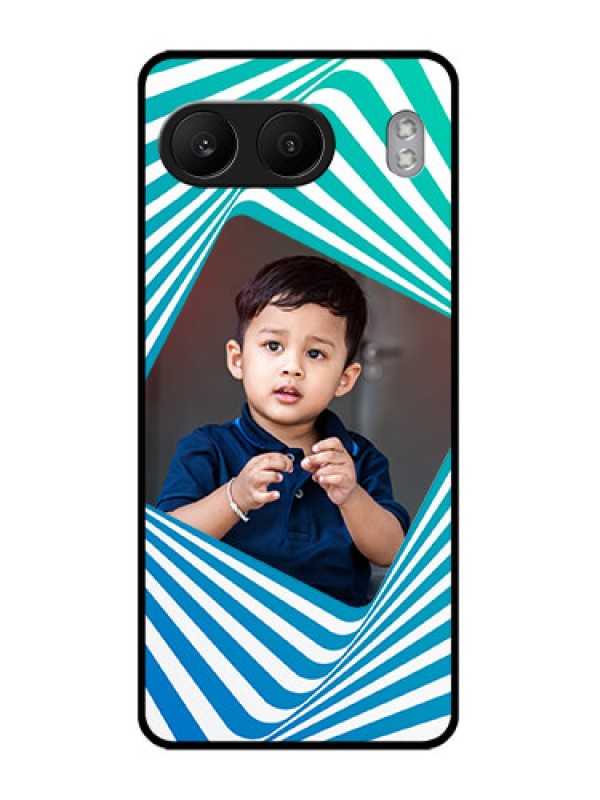 Custom OnePlus Nord 4 5G Custom Glass Phone CaseAbstract Spiral Design