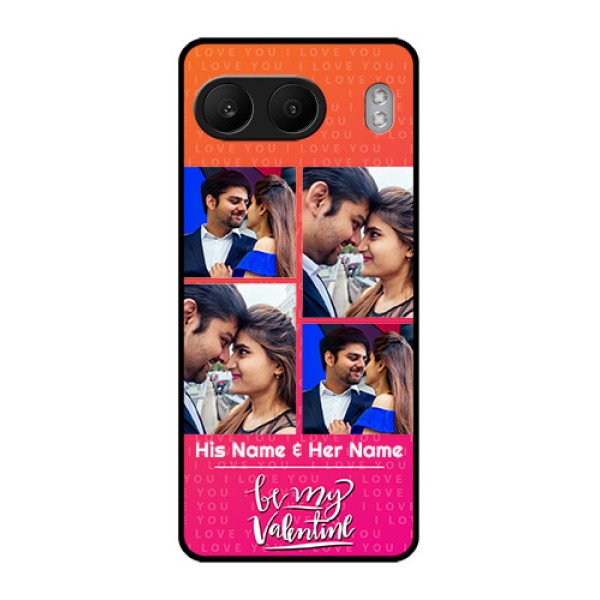 OnePlus Nord 4 5G Custom Glass Phone CaseI Love You Pink Design