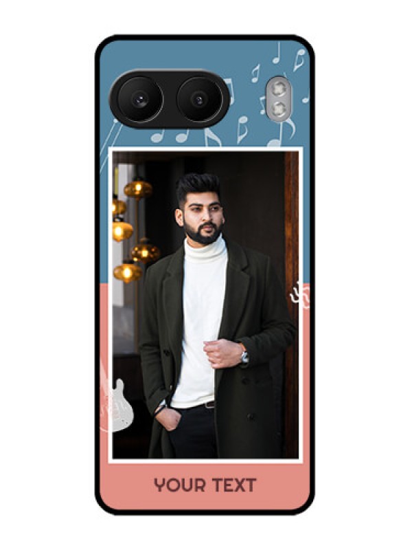 Custom OnePlus Nord 4 5G Custom Glass Phone CaseWith Color Musical Note Design