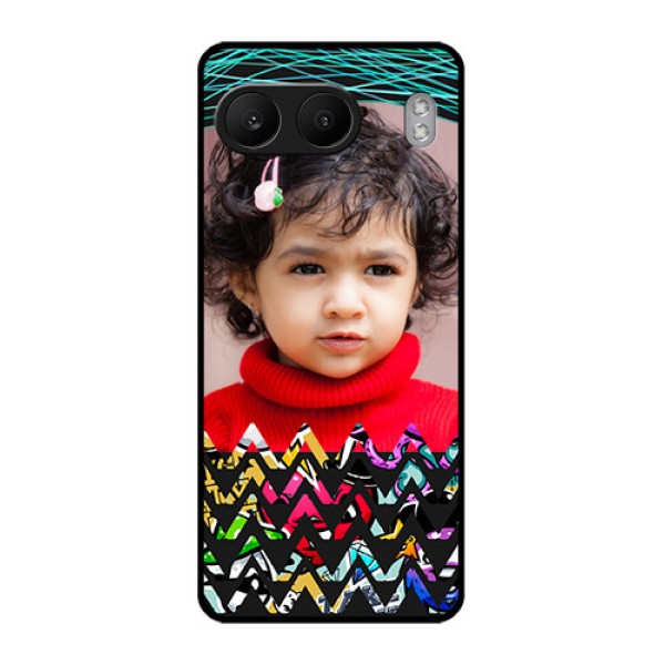 OnePlus Nord 4 5G Custom Glass Phone CaseNeon Abstract Design