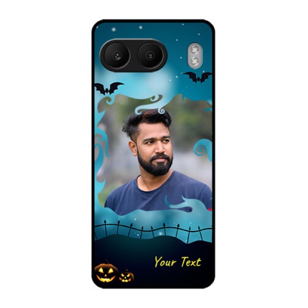 OnePlus Nord 4 5G Custom Glass Phone CaseHalloween Frame Design OnePlus Nord 4 5G Custom Glass Phone CaseHalloween Frame Design