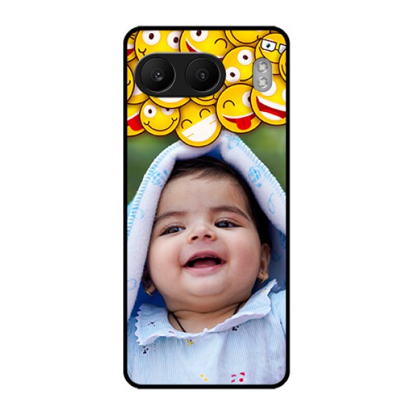 OnePlus Nord 4 5G Custom Glass Phone CaseWith Smiley Emoji Design OnePlus Nord 4 5G Custom Glass Phone CaseWith Smiley Emoji Design