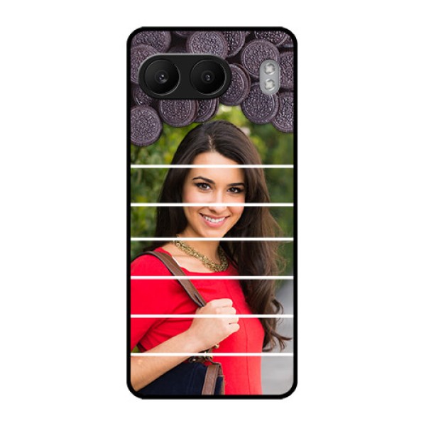 OnePlus Nord 4 5G Custom Glass Phone CaseWith Oreo Biscuit Design