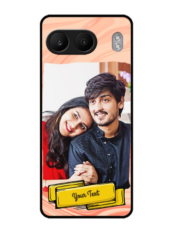 Custom OnePlus Nord 4 5G Custom Glass Phone CaseMarble Texture Design