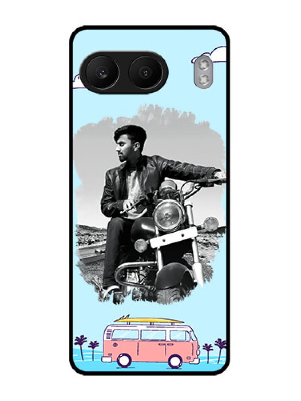 Custom OnePlus Nord 4 5G Custom Glass Phone CaseTravel and Adventure Design