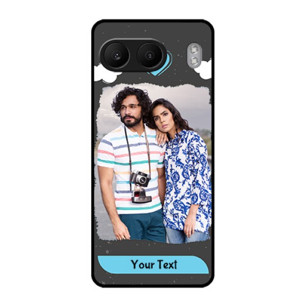 OnePlus Nord 4 5G Custom Glass Phone CaseSplashes With Love Doodles Design OnePlus Nord 4 5G Custom Glass Phone CaseSplashes With Love Doodles Design
