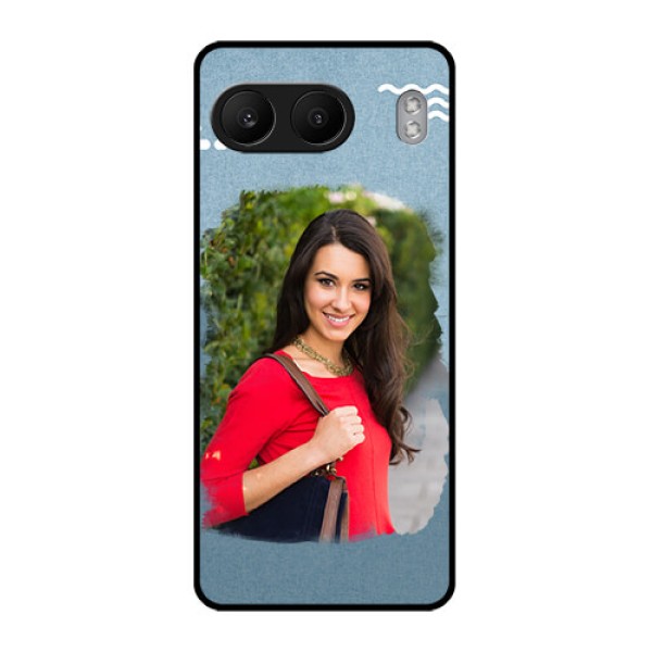 OnePlus Nord 4 5G Custom Glass Phone CaseGrunge Line Art Design