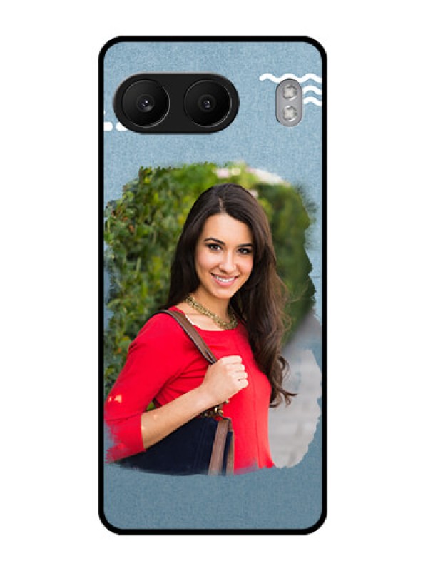 Custom OnePlus Nord 4 5G Custom Glass Phone CaseGrunge Line Art Design