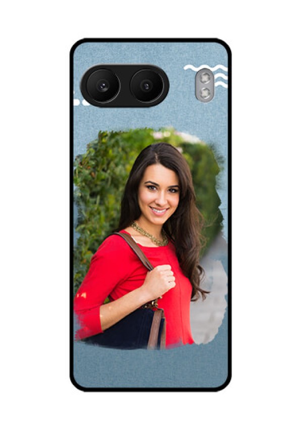 OnePlus Nord 4 5G Custom Glass Phone CaseGrunge Line Art Design