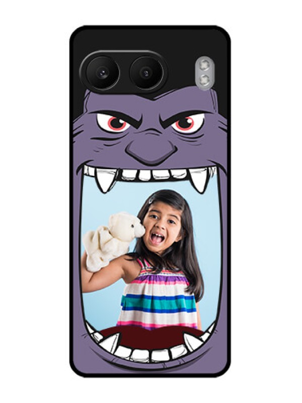 Custom OnePlus Nord 4 5G Custom Glass Phone CaseAngry Monster Design