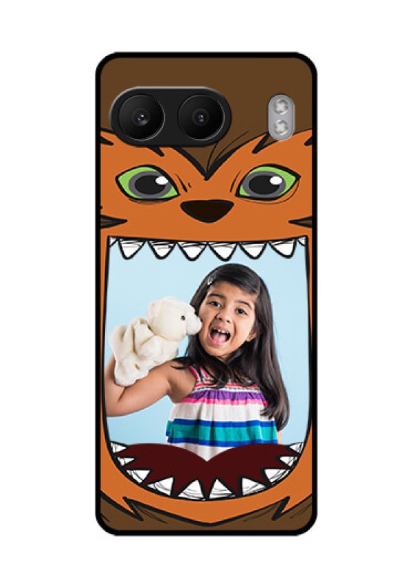 OnePlus Nord 4 5G Custom Glass Phone CaseOwl Monster Back Case Design