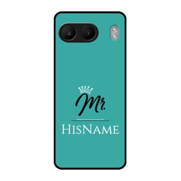 OnePlus Nord 4 5G Custom Glass Phone CaseMr With Name Design