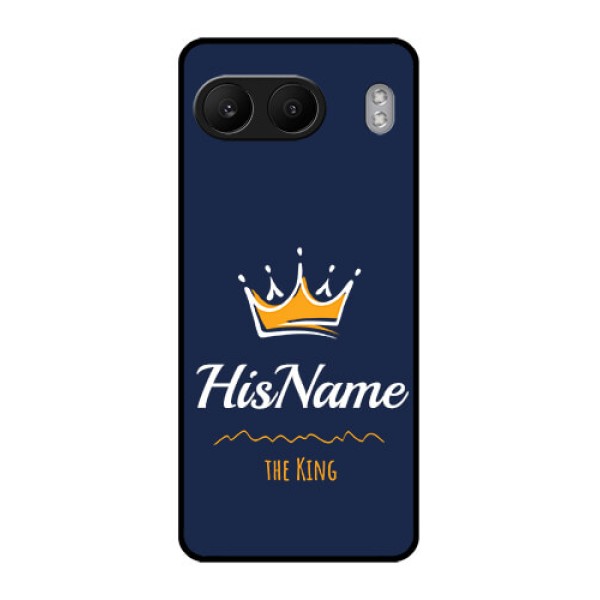 OnePlus Nord 4 5G Custom Glass Phone CaseKing With Name Design