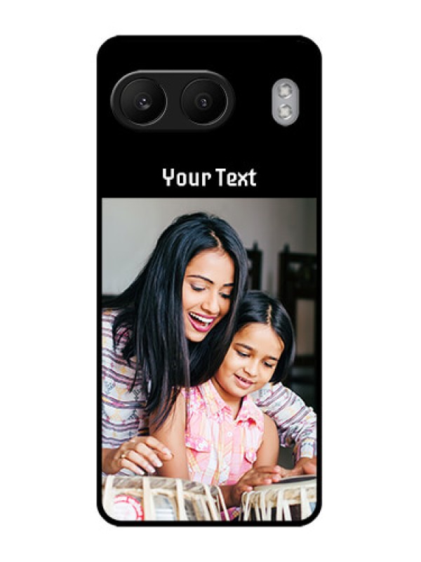 Custom OnePlus Nord 4 5G Custom Glass Phone CasePhoto With Name Design