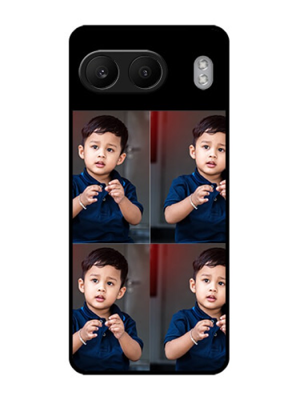 Custom OnePlus Nord 4 5G Custom Glass Phone Case4 Image Holder Design