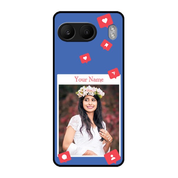 OnePlus Nord 4 5G Custom Glass Phone CaseLike Share And Comment Design OnePlus Nord 4 5G Custom Glass Phone CaseLike Share And Comment Design