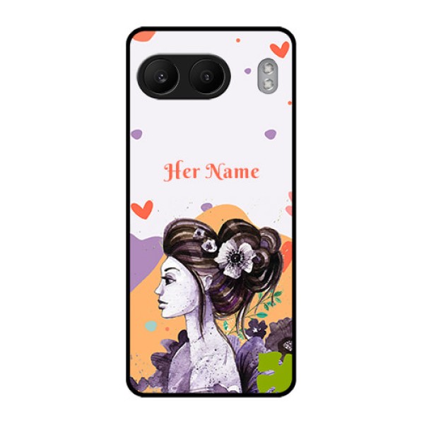 OnePlus Nord 4 5G Custom Glass Phone CaseWoman And Nature Design