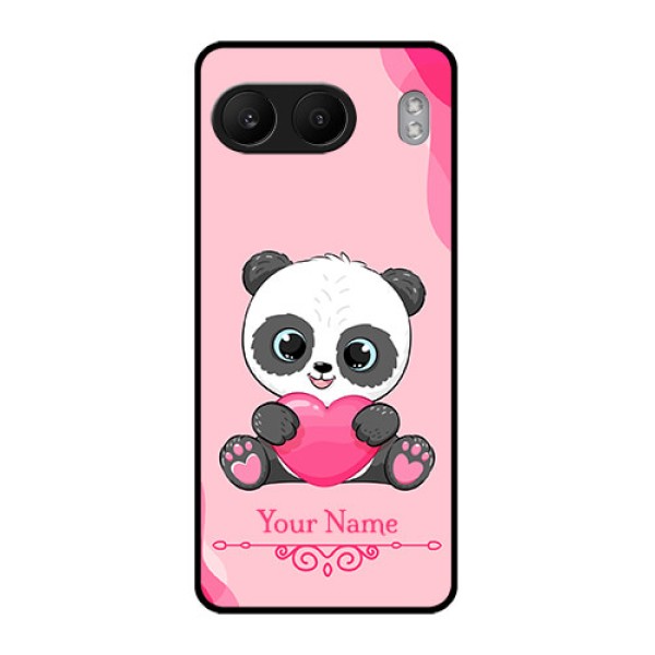 OnePlus Nord 4 5G Custom Glass Phone CaseCute Panda Design