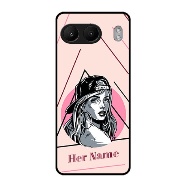 OnePlus Nord 4 5G Custom Glass Phone CaseRockstar Girl Design