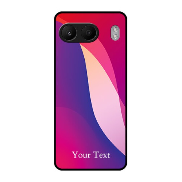 OnePlus Nord 4 5G Custom Glass Phone CaseDigital Abstract Overlap Design OnePlus Nord 4 5G Custom Glass Phone CaseDigital Abstract Overlap Design