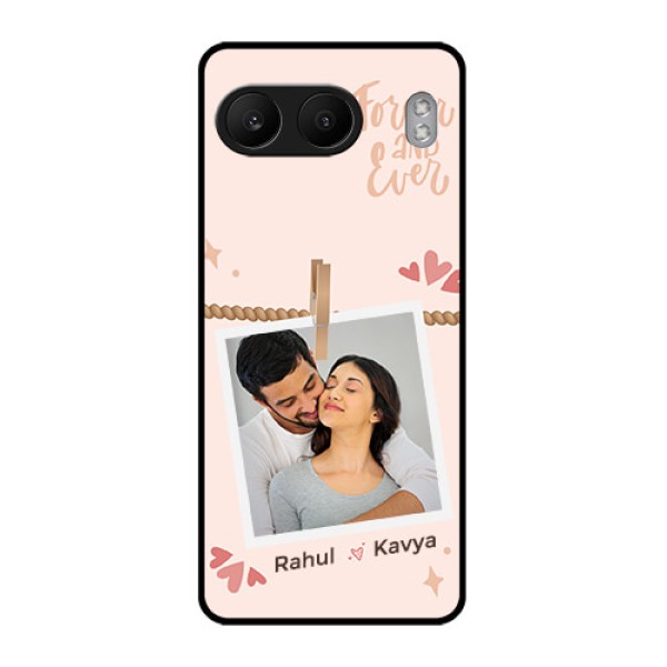 OnePlus Nord 4 5G Custom Glass Phone CaseForever And Ever Love Design OnePlus Nord 4 5G Custom Glass Phone CaseForever And Ever Love Design