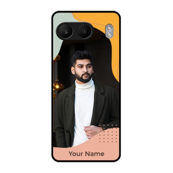 OnePlus Nord 4 5G Custom Glass Phone CaseTri - Coloured Overlay Design OnePlus Nord 4 5G Custom Glass Phone CaseTri - Coloured Overlay Design