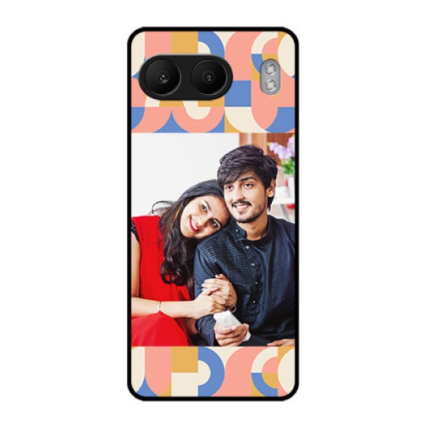 OnePlus Nord 4 5G Custom Glass Phone CaseSemi - Circle Maze Pattern Design OnePlus Nord 4 5G Custom Glass Phone CaseSemi - Circle Maze Pattern Design