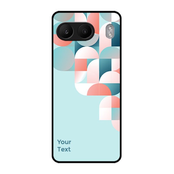 OnePlus Nord 4 5G Custom Glass Phone CaseStylish Semi - Circle Pattern Design OnePlus Nord 4 5G Custom Glass Phone CaseStylish Semi - Circle Pattern Design