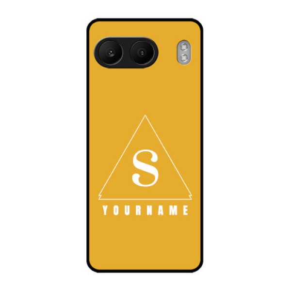 OnePlus Nord 4 5G Custom Glass Phone CaseSimple Triangle Design OnePlus Nord 4 5G Custom Glass Phone CaseSimple Triangle Design