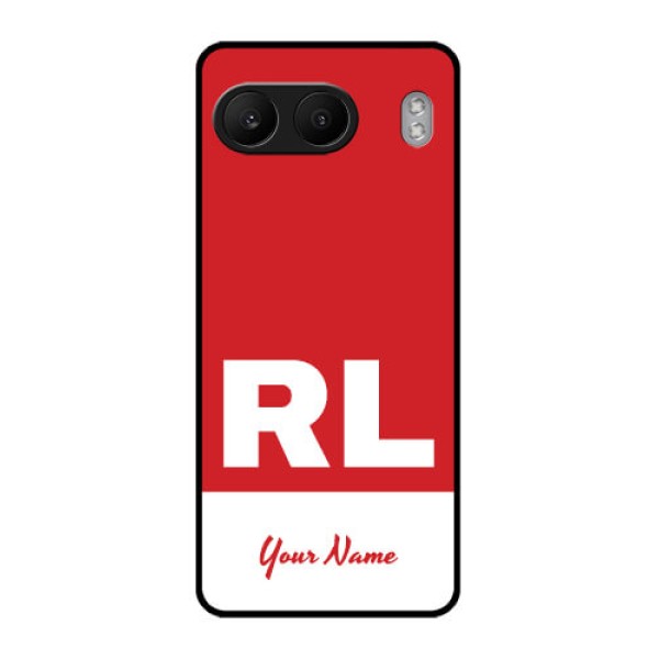 OnePlus Nord 4 5G Custom Glass Phone CaseDual Tone Custom Text Design OnePlus Nord 4 5G Custom Glass Phone CaseDual Tone Custom Text Design