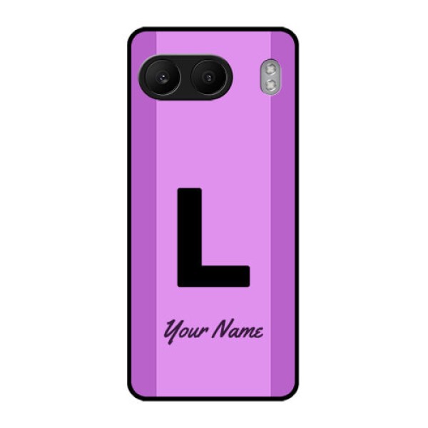 OnePlus Nord 4 5G Custom Glass Phone CaseTricolor Custom Text Design OnePlus Nord 4 5G Custom Glass Phone CaseTricolor Custom Text Design