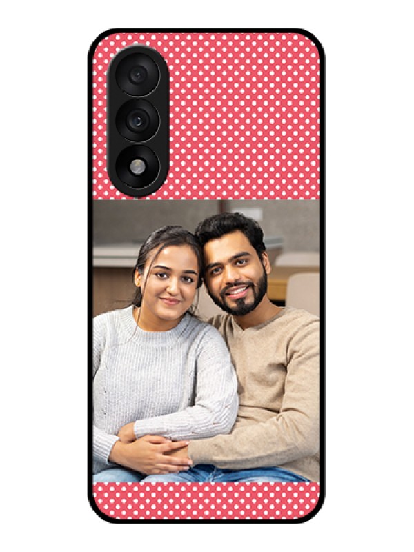 Custom OnePlus Nord 5 5G Custom Glass Phone Case - White Dotted Design